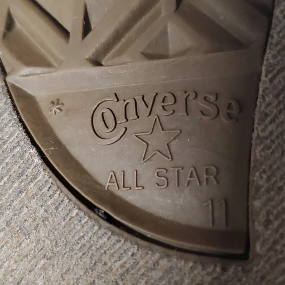 CONVERSE ALL STAR GIRLS BLUE SHOES SIZE 11 - Picture 9 of 12